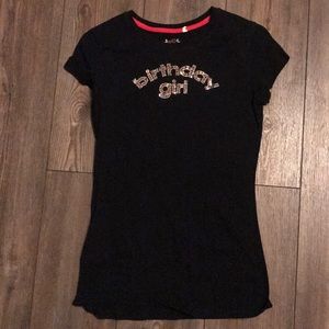Birthday girl crystal shirt